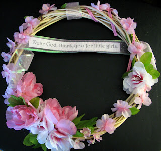 Baby Shower Prayer Wreath @ Adventures of D and V Baby Shower Prayer Wreath @ Adventures of D and V