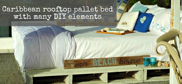 12May pallet bed with chaise lounges slide