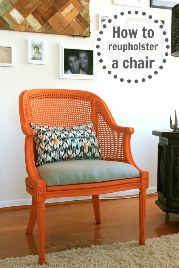 How to reupholster a chair (via @thecraftblog ) Dremel project chair